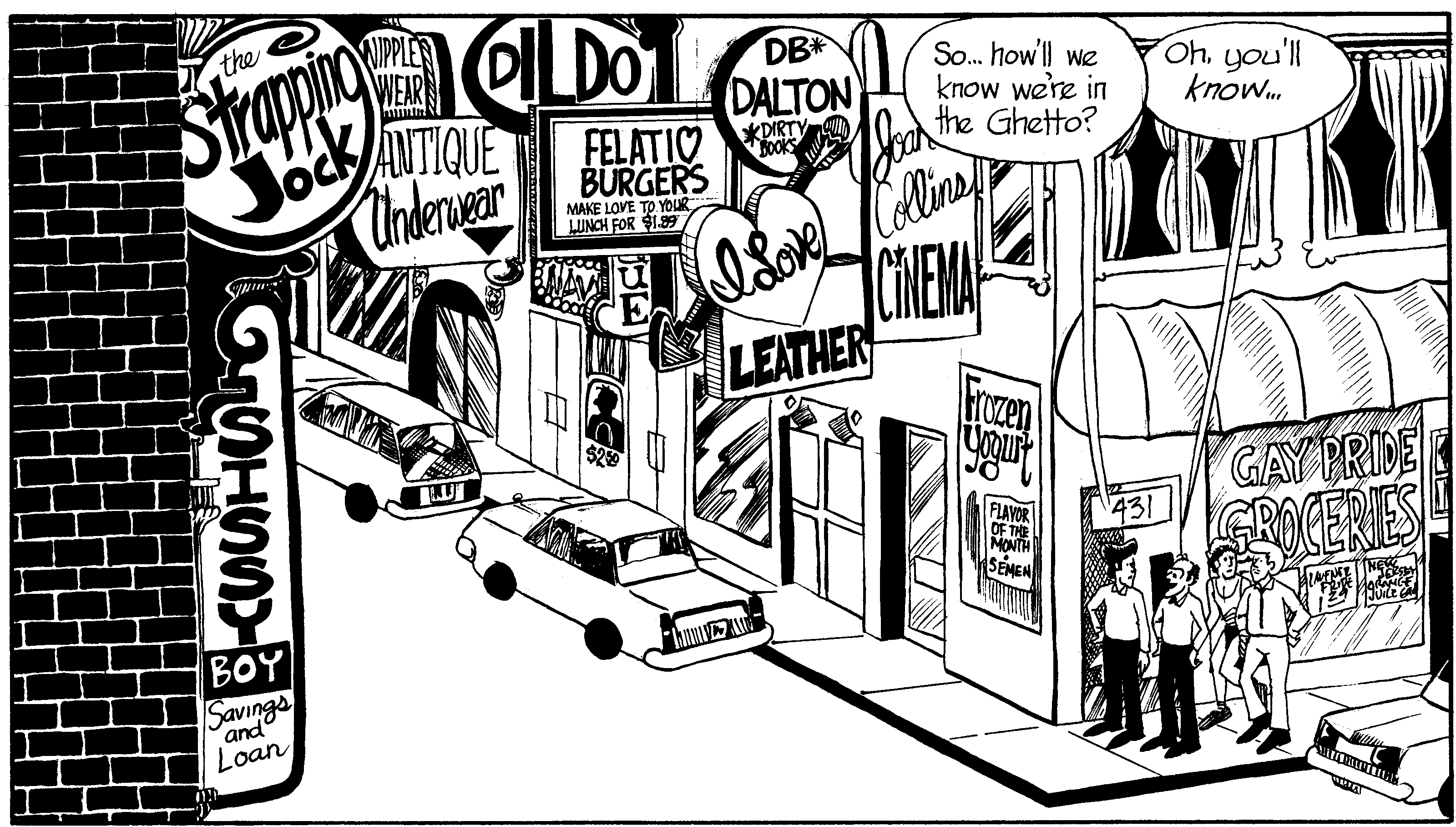 In the Ghetto - Gay Comix 12